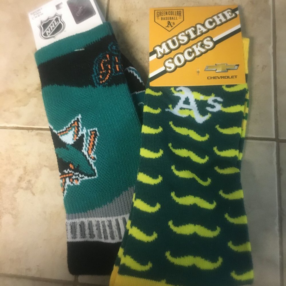 COPY - Two Bay Area sports socks - 88 $20 or $15 w/offer FOUND